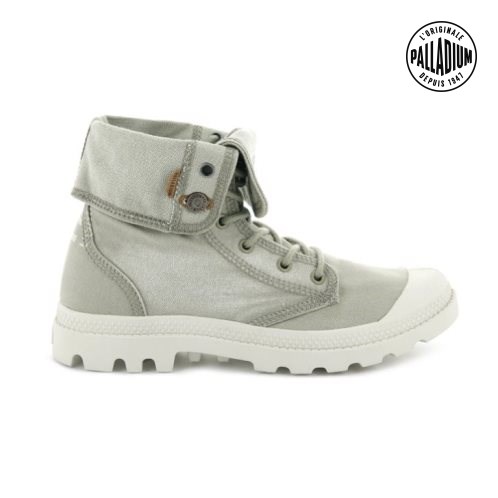 Palladium Palladenim Baggy Women's Boots Light Green | UK C317-TXC